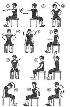 Exercises as a method of treatment of thoracic osteocondrosis