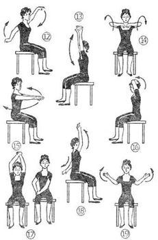 Treatment of nipple osteocondrosis with physical exercise